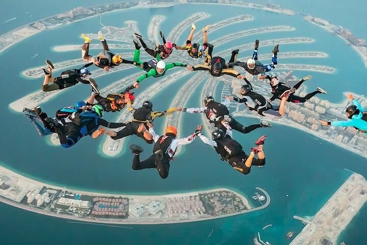 Dubai Skydive Over The Palm Or Desert - Ultimate Experience