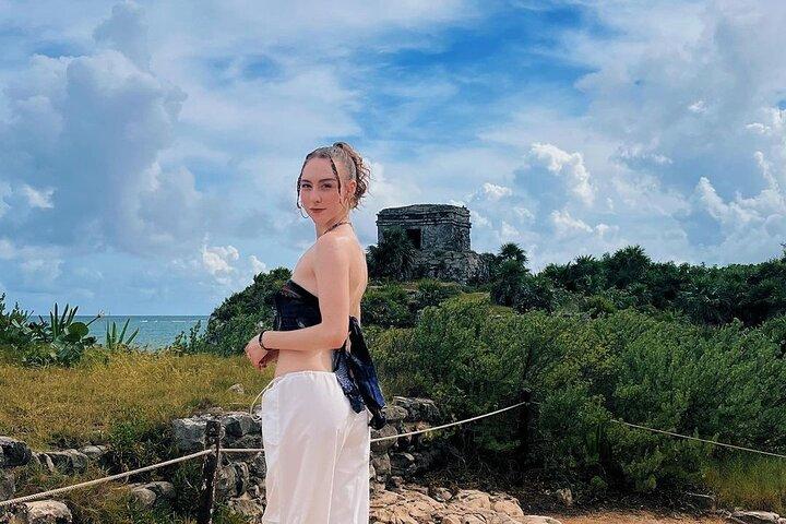 Tulum Excursion: Ancient Ruins + Cenote & Food! From Riviera Maya