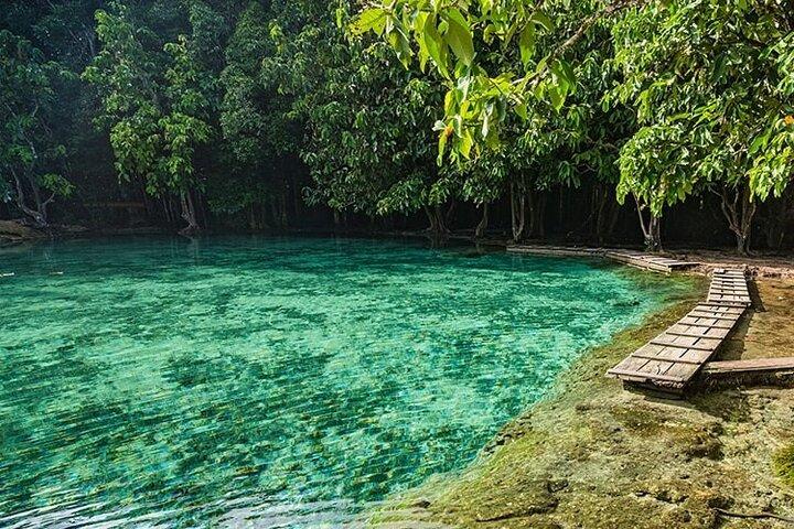 Krabi Jungle Tour:Krabi Hot Springs Waterfall,Emerald Pool and Tiger Cave Temple