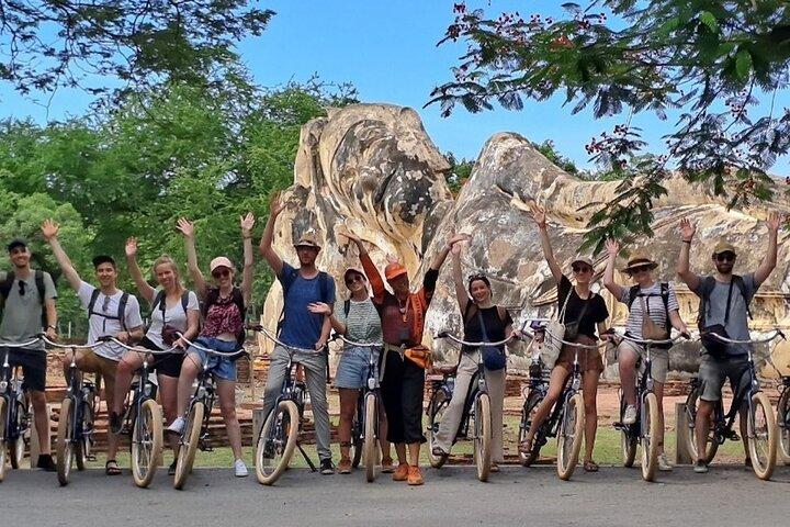 Ayutthaya Bicycle Tour, ATV, Floating Market and Sunset Sail