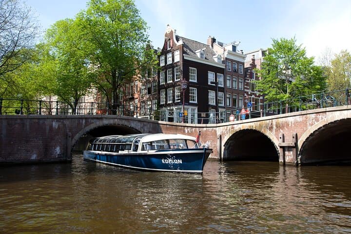 Amsterdam 75-Min Canal Cruise with Audio Guide & Snackbox Option