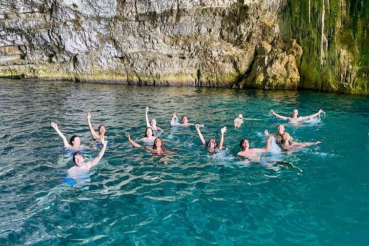 Vlore Private Boat Tour to Haxhi Ali Cave & Karaburun Beach
