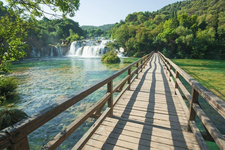 Private Krka Waterfalls & Trogir Tour from Split