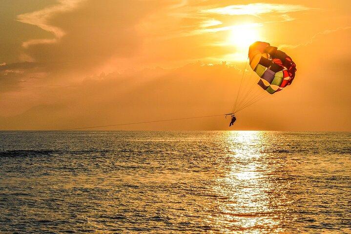 Santorini: Parasailing Flight Experience at Black Beach