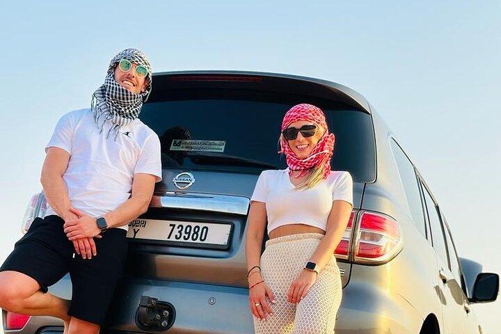 Sunrise View Desert Safari with Camel Ride & Sand Boarding