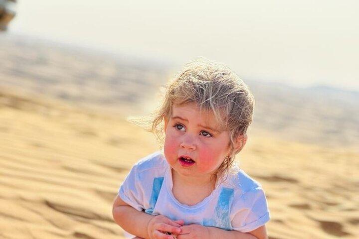 Sunrise View Desert Safari with Camel Ride & Sand Boarding