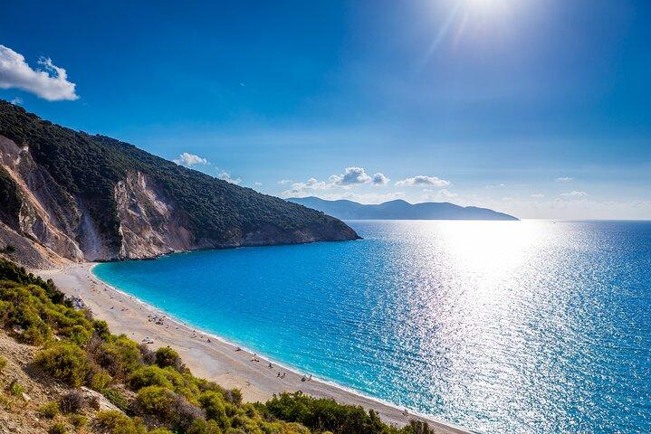 From Argostoli: Melissani Lake and Myrtos Beach