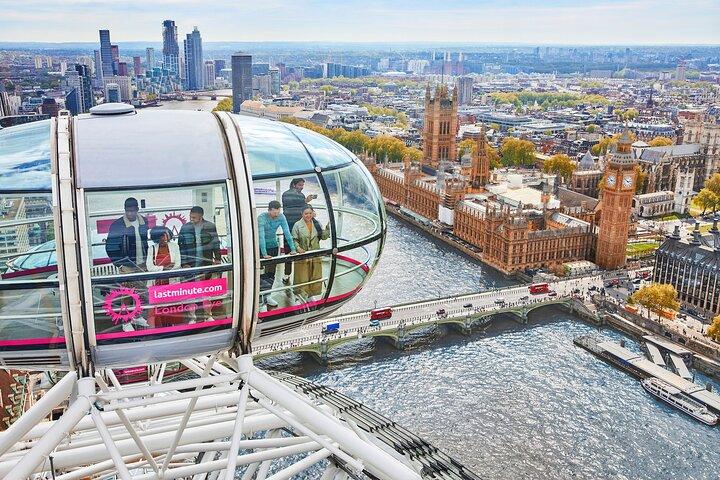 Vintage London Bus Tour Including Cruise with London Eye Option