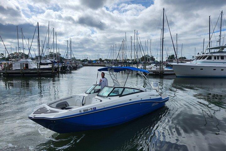 Boat tour with Watersports and snorkeling near st pete beach
