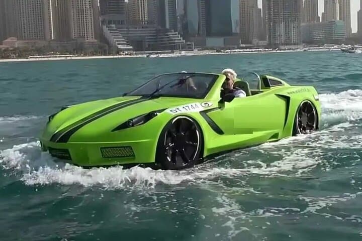 Dubai Jet Car and Self Drive Tour with Private Transfer