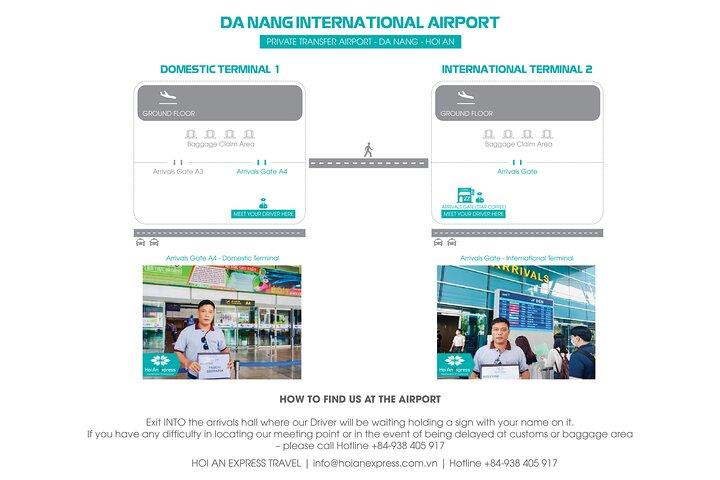Private Transfer: Hoi An City to Da Nang Airport or Da Nang Hotel