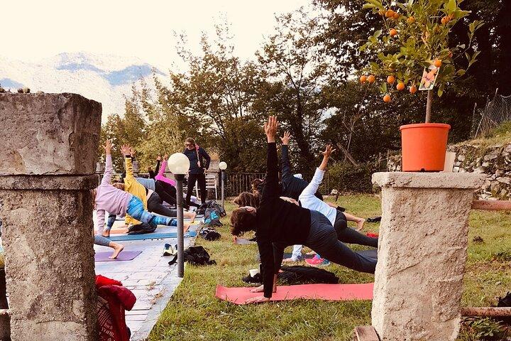 Hike in Blevio’s Forest for a Private Yoga Class