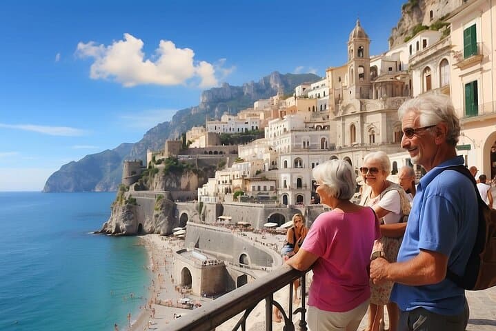 Private day trip: Naples to Atrani and back with a local driver