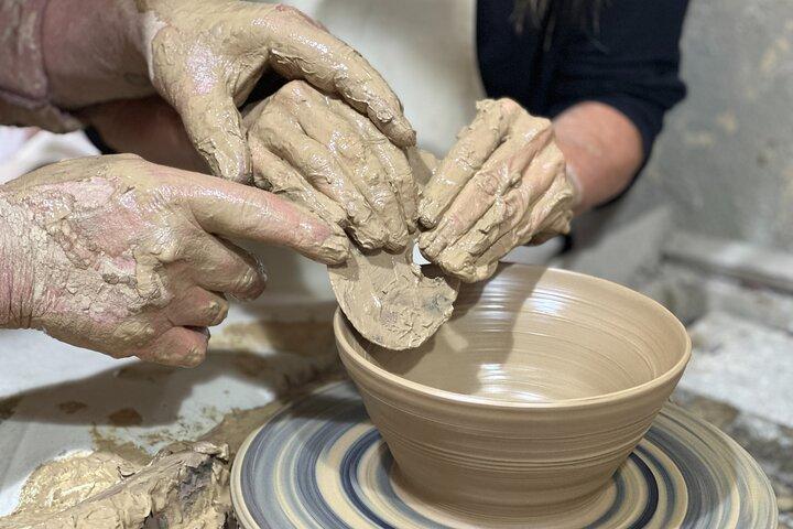 Santorini Pottery Class with Wine Tasting