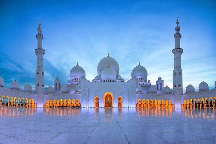 BAPS Hindu Mandir and Grand Mosque Abu Dhabi Tour From Dubai