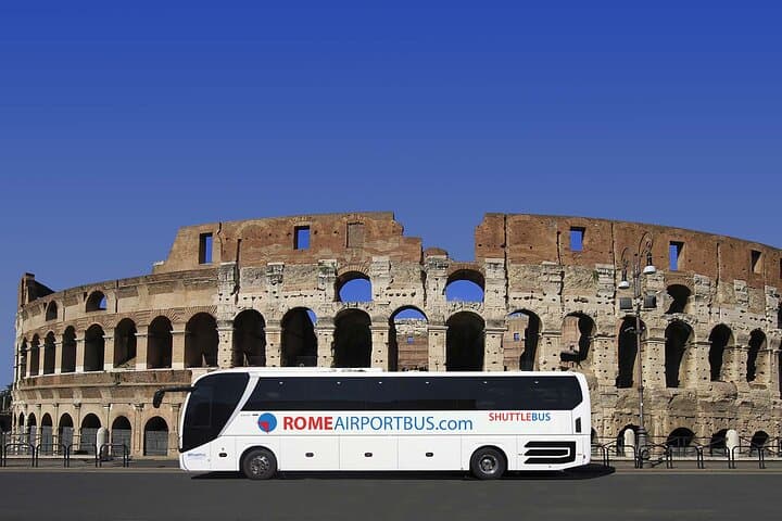 Shuttle Bus between Fiumicino Airport (FCO) and Rome center (Termini)
