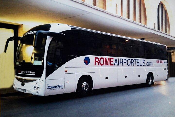 Shuttle Bus between Fiumicino Airport (FCO) and Rome center (Termini)