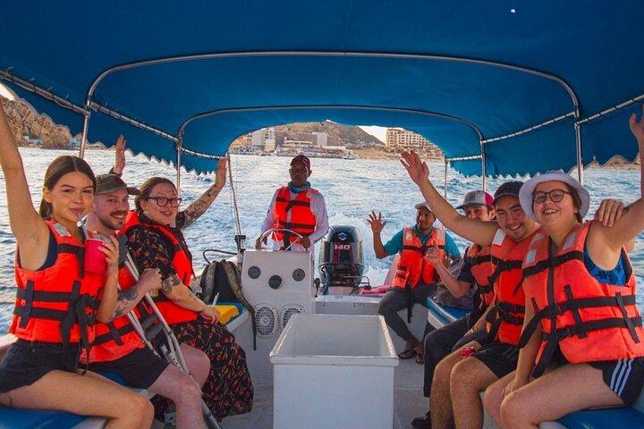 Boat Tour with Glass Arc Bottom with Beach Time