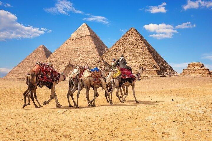 Half Day Tour To Giza Pyramids With Lunch At 9 Pyramids Lounge
