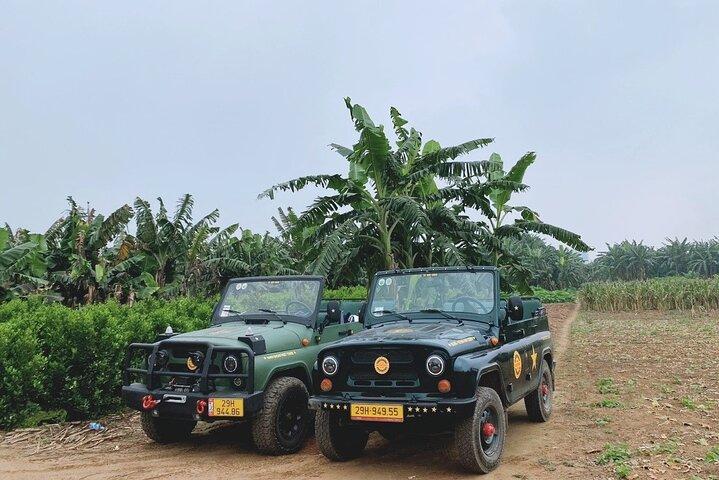 Hanoi Jeep Tour: Red River Countryside+ Backstreet+ Train-street