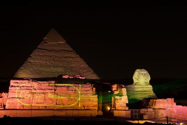 Sound and Light Show of Pyramids in Cairo with Private Transfer