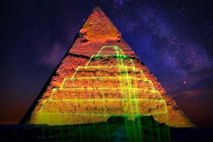Sound and Light Show of Pyramids in Cairo with Private Transfer