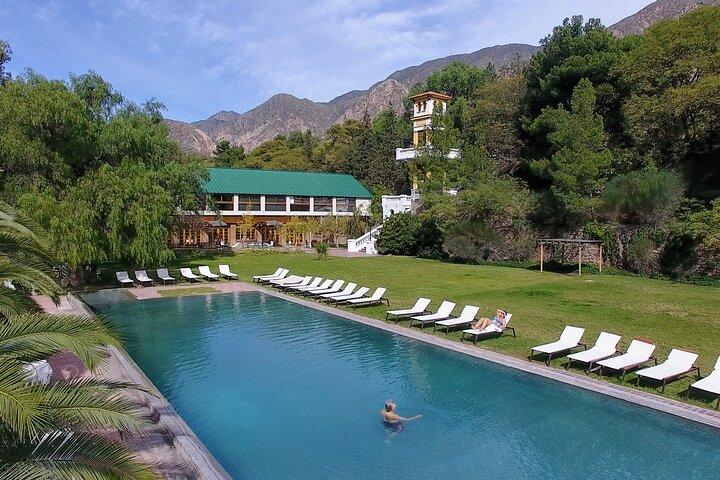 Visit to Potrerillos with an afternoon at Termas Cacheuta Spa in Mendoza