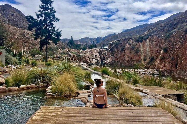 Visit to Potrerillos with an afternoon at Termas Cacheuta Spa in Mendoza
