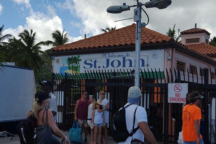 Cruise Ship Port Shuttle to St John Ferry