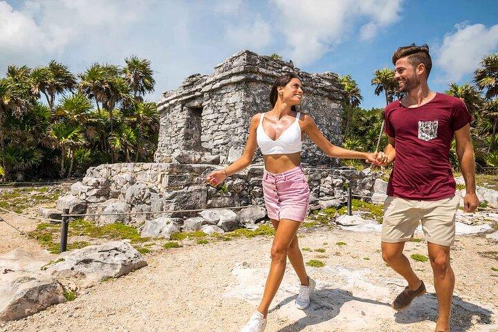 Guided tour to Tulum and Coba ruins, Cenote & Playa del Carmen