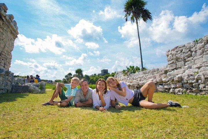 Guided tour to Tulum and Coba ruins, Cenote & Playa del Carmen