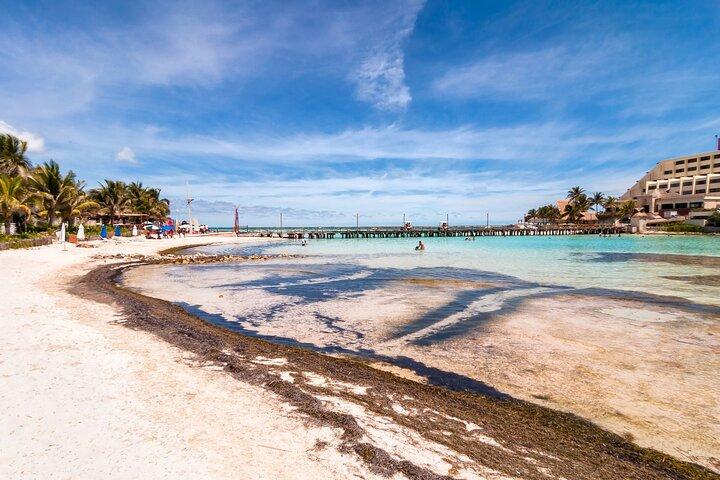 Catamaran to Isla Mujeres with Open Bar from Playa del Carmen
