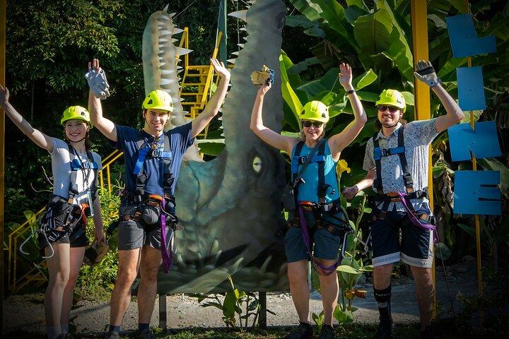 Full combo: ATV Waterfalls + Canopy Zip Line + Butterfly Garden