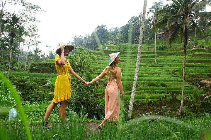 Ubud Rice Terrace Swing, Hidden Waterfall & Monkey Forest Tour
