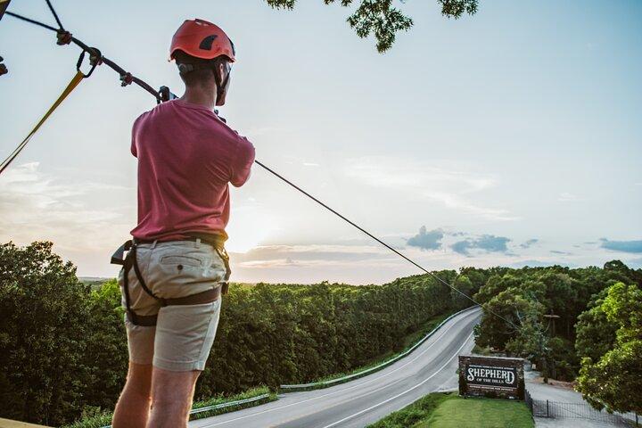 Bransons Best Zipline - Great Woodsman Canopy Tour