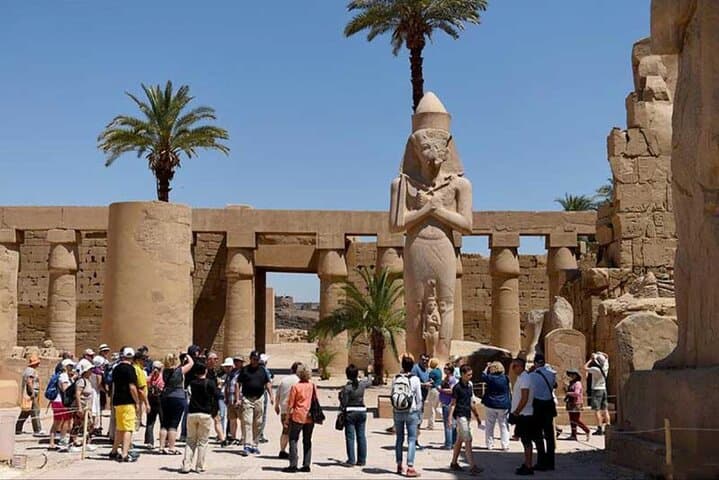 Balloon, East Bank, West Bank, and Valley of the Queens in Luxor