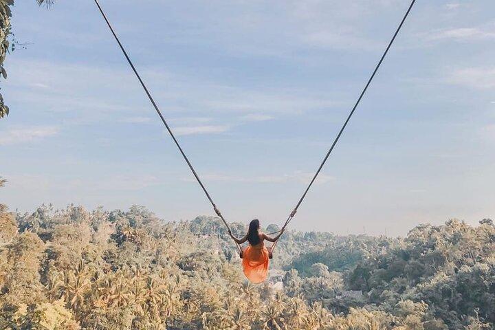 Bali Swing, Monkey Forest and Waterfall Private Tour