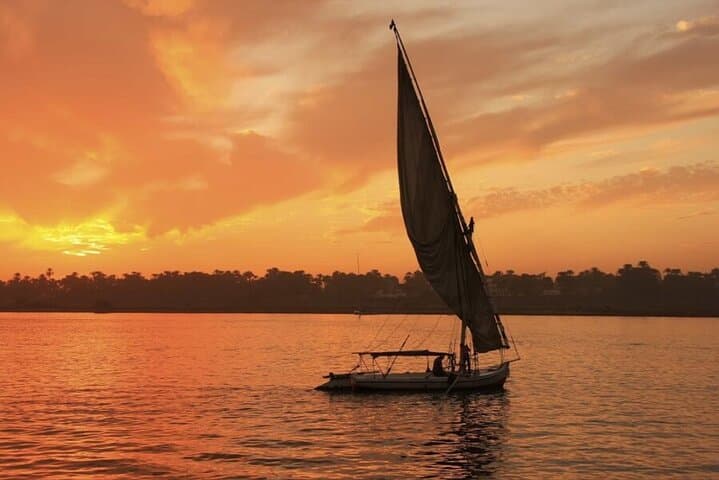 Felucca at Sunset and Dinner at an Egyptian House in Luxor