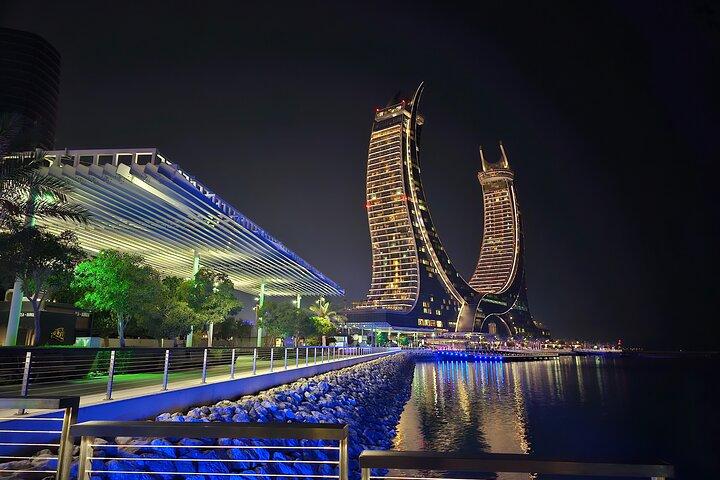 Doha All Inclusive Night City Tour with Traditional Dhow Boat