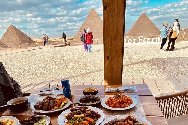 Giza Pyramids tour with nine pyramids Lounge lunch and camel ride