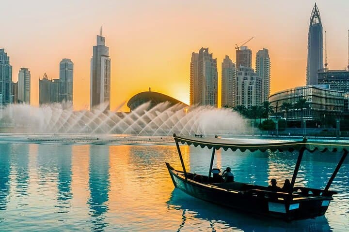 Dubai Fountain Show Boat Lake Ride Ticket