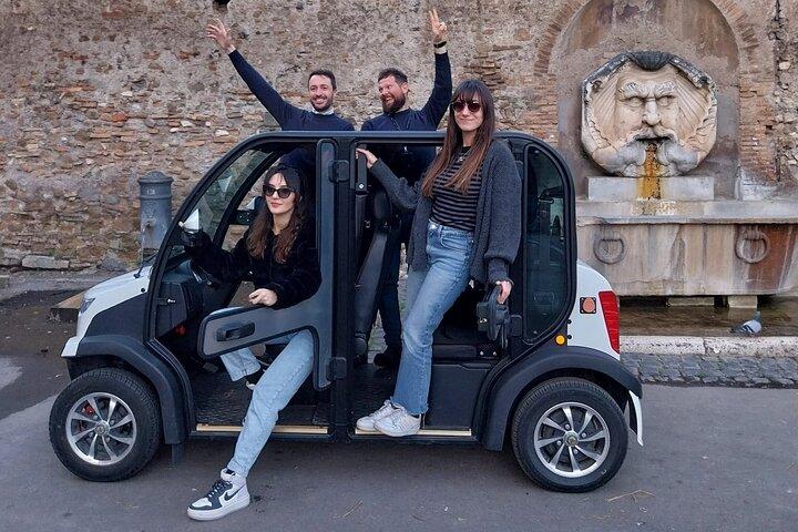 3 Hour Private Tour Wonders of Rome by Golf Car with Pick up