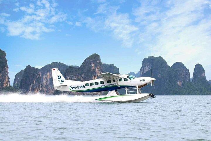 Halong 1 Day Tour From Hanoi with Scenic Seaplane & Luxury Cruise
