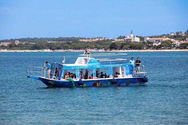 Medulin: Glass Boat Tour Experience to Kamenjak