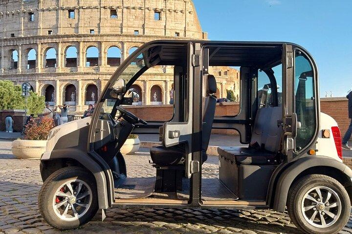 3 Hour Private Tour Wonders of Rome by Golf Car with Pick up
