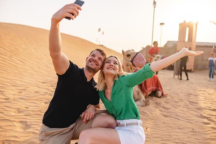 Dubai Red Dune Desert Safari: Camel Ride, Sandboarding & BBQ
