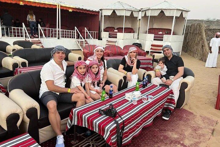 Dubai TRIO: City Tour- Desert Safari with BBQ- Dhow Cruise Dinner
