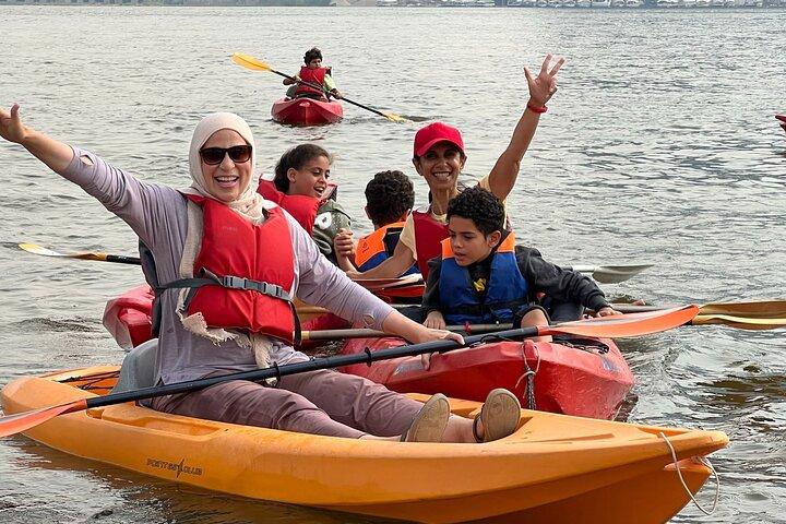 Kayaking on the Nile in Cairo