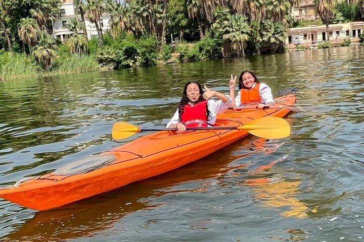 Kayaking on the Nile in Cairo