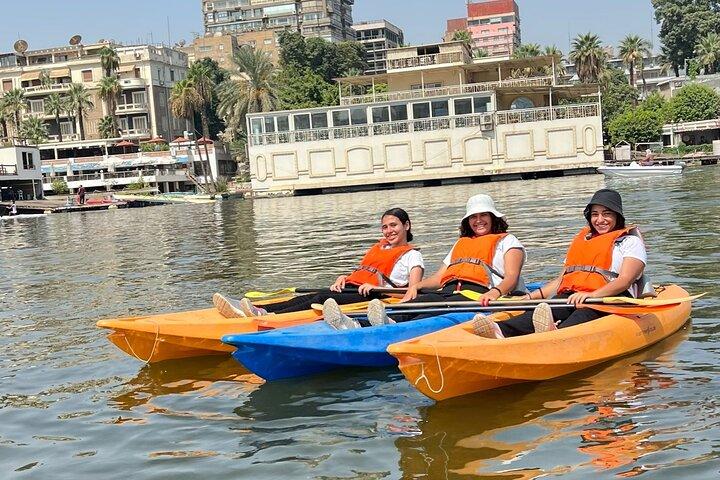 Kayaking on the Nile in Cairo